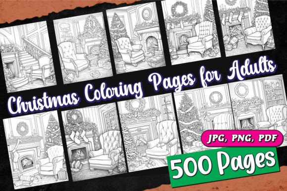 500 Chr Istmas Coloring Pages for Adults Review
