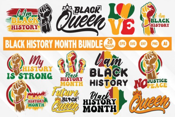 Black History Month Design Bundle for Crafts & Creative Sellers