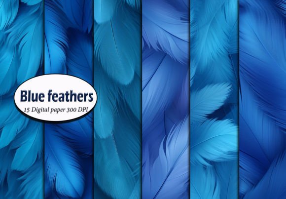 Blue Feathers Background: A Designer's Review for Small Business Branding