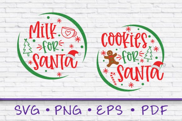 Cookies and Milk for Santa SVG, Bundle Review for Crafts
