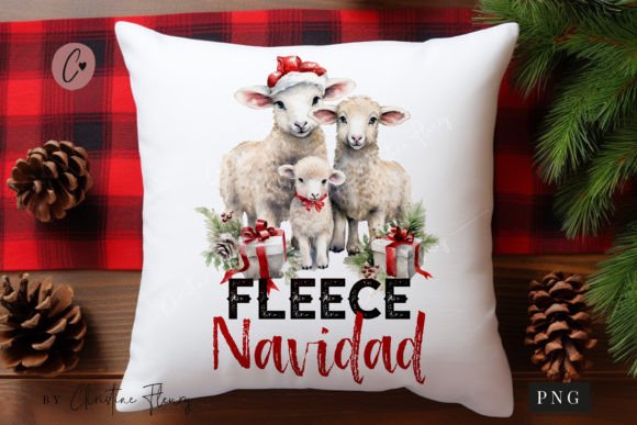Fleece Navidad PNG for Crafts and Holiday Design