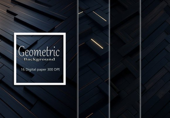 Geometric Background Review for Modern Branding
