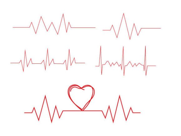 Heart Beat Wave Line Logo Vector Icons Review
