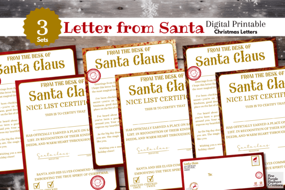 Official Santa Claus Letter Nice List: A Review for Print Templates
