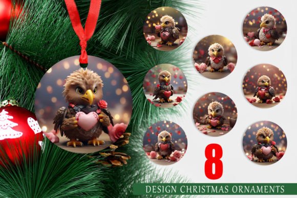 Ornament Eagle Valentine: A Crafts Asset for Local Branding