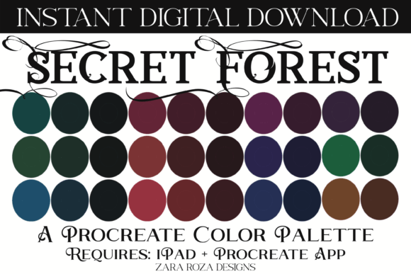 Secret Forest Color Palette Review for Add-Ons