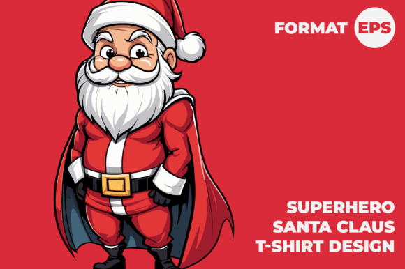 Superhero Santa Claus Review: T-Shirt Designs & Digital Assets