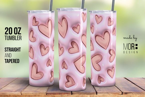 Valentine Tumbler Wrap Design Blush PNG: A Review for Print Templates
